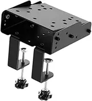 Vsenkes Gaming Race Wheel Desk Bracket Mount Clamp Portable Metal Ergonomic Design Stable Easy Installation Desk Clamp Table Mount