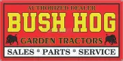 BUSH HOG GARDEN TRACTORS DEALER OLD VINTAGE SIGN REMAKE ALUMINUM SIZE OPTIONS