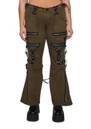 [Tripp NYC] Plus Zip To Zip Pants - Green