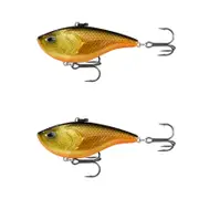 2x 13 Fishing 3 Inch El Diablo Vibe Lipless Crank Lures - Golden Retriever