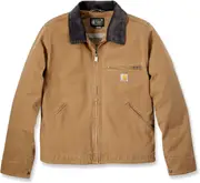 Carhartt Duck Detroit Rugged Flex Detroit, textile jacket , color: Light Brown/Black , size: M