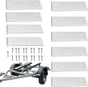 Boat Berth Slides, Boat Trailer Slides 3X10 Inch-10x Bunk Ends Heavy Duty Boat Trailer Slide For Launching and