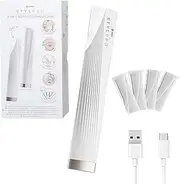 STYLPRO 2 in 1 Sonic Dermaplane & Trimmer: Lighted Edge Rechargeable Cordless Travel Friendly Eyebrow Peach Fluff Bikini Line Pain Free Exfoliation with 3 Vibration Levels