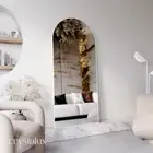 White 180x80cm Arched Full Body view Mirror Trendy Pinterest Mirror Mounting