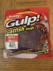 Berkley Gulp Catfish Dough Bloody Shad-BRAND NEW-SHIPS SAME BUSINESS DAY
