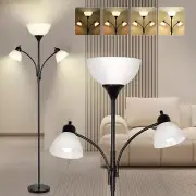 Floor Lamps for Living Room,Standing Lamp with Stepless Dimming, 3 Lights Adj...