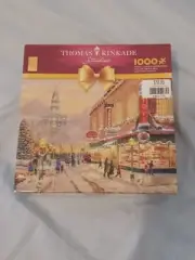 Jigsaw PUZZLE Thomas Kinkade Studios A Christmas Wish Lionel 1000 Pieces New NIB
