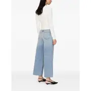 [Anine Bing] Anine Bing Bray Draped Long-sleeve Top S WHITE