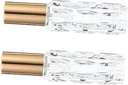 BEBEMOKO 2pcs Crystal Glass Bitters Spray Bottle Sprayer for Cocktails Liquor Refillable Perfume Atomizer