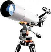 Telescopes for Kids Beginners,80mm Astronomy Refractor Telescope with Adjustable Tripod Portable Scope for Adult Childre