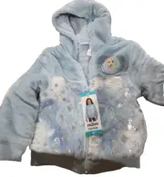 Disney’s Frozen Kids PLUSH Hoodie Sweatshirt SIZE 4T