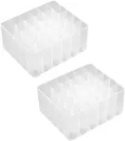 2 Pack 30-Slot Art Markers Pen Holder Desk Stand Organizer Storage Tray Marker E