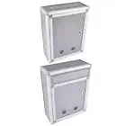 Locking Wall Mounted Mailbox Mailbox with Key Lock for Home Business Letter