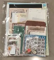 Mystery Junk Journaling Pack Including 93 Items + Free Gifts For Paper-Crafting