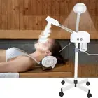 2 In 1 5X LED Cold Light Magnifying Glass Facial Steamer Lamp Beauty Machine