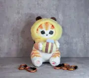 Bumblebee Cat Chalk Bag | Plush Handmade Climbing Bag