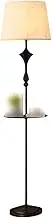 Stylish Iron Floor Lamp Living Room Bedroom Floor Lamp Floor Lamp with Table Cloth Lampshade Creative Floor Lamp Stable