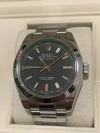 在飛比找Yahoo!奇摩拍賣優惠-勞力士 116400GV 可交流 PANERAI rolex