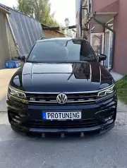 For Tiguan R Line front lip spoiler splitter lip (for: Volkswagen)