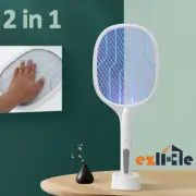 2 In 1 mosquito racket Mosquito killer Electric mosquito swatter USB