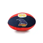 AFL Footy Adelaide Sports Soft Plush Ball Kids/Toddler Squeeze Football Toy 18cm