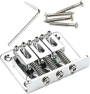 UPKOCH 1 Set String Electric Guitar Bridge Saddle Stainless Steel Replacement Tailpiece for Enhanced Sound Quick Height Portable Guitar Accessories