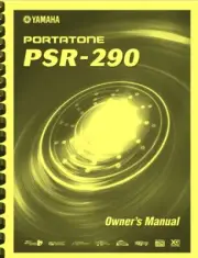 Yamaha Portatone PSR-290 Keyboard OWNER'S MANUAL