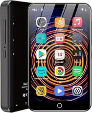 80GB MP3 Player with Bluetooth and WiFi, 4-inch Touch Screen mp3 Players with Bluetooth ， with Spotify, SpotifyKids, Audible, Andora, Amazon Player, MP4&MP3 Player up to 1TB (Black)