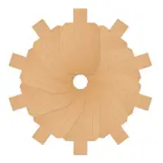Set of 10 Cardboard Targets for Bow Arrows and Outdoor Activities