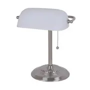 Traditional Desk Lamp, White, Smart Home Capable for Home Office, Dorm,