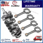 Crankshaft 12578164 +4X Connecting Rods for Chevrolet GMC Buick ECOTEC 2.4L DOHC (for: Chevrolet)