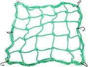 Gatuida Bungee Net Bag for Bike Helmet 40x40cm Large Storage Bag 6 Hooks Mesh Cargo Net for Motorcycle Biking Camping