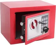 Yuanshikj Electronic Security Safe Box, Keypad Lock, Home Office, Red