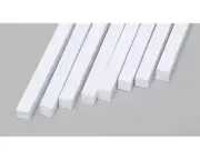 Evergreen Scale Models Polystyrene Dimensional Strips (8) (14x0.1x0.1in)