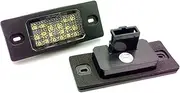 XEBRAD 12V LIGHT Number Plate Lamp, for VW, for Touareg, for Tiguan Golf5, for Passat B5, for Bora Saloon, for Variant White License Plate Light Assembly Car Number Plate Light
