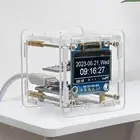 DIY Digital Clock Kit DIY Alarm Clock ESP8266 Easy Assembly Mini Weather Clock