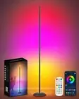 Corner Floor Lamp, Smart RGB LED Corner Lamp with App & Remote, Modern Floor ...