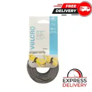 VELCRO Brand ONE-WRAP Cable Ties | Black Cord 8in x 1/2in Ties Gray & Black 50