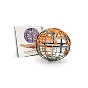 360 Flying Spinning Mini Earth LED Chargeable Light Orb Toy Hand and R
