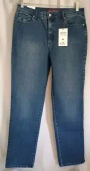 Gloria Vanderbilt Blue Amanda Jean, The Original Slimming Jeans Size 12 Average