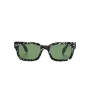 [Off-white] Off-white Camouflage Midland Square-frame Sunglasses ONE SIZE BLACK/WHITE