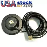 120MM UHF SO239 Mount Magnet Base With Mini-UHF Plug for Mobile Vechile Radio