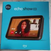 Amazon Echo Show 8 with Spatial Audio, Smart Home Hub, and Alexa, Charcoal