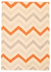 Vintage Hand Woven Carpet 5'8" x 8'3" Traditional Wool Kilim Rug
