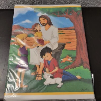 Rest On His Word White Percale Pillowcase With Matthew 19:14 Printed On One Side