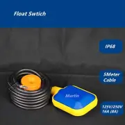 FLOAT SWITCH 5M WATER TANK LEVEL CONTROLLER SENSOR LIQUID FLUID CONTRACTOR PUMP