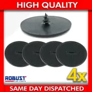 4X CAR HOOK LOOP CARPET FIXINGS FLOOR MAT CLIPS SCREW STICK FOR BMW / MINI