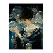 Mysterious Beauty Canvas Print