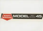 Rover-Scott Bonnar Model 45 Vintage Mower Black Chain Cover Decal