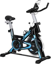[Everfit] Exercise Bike Spin Bikes Trainer Stationary Flywheel Training Machine Home Gym Workout Cycling Lifespan Fitness with Phone Holder Adjustable Seat LCD-Display Monitor